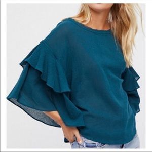 NWT Free People Cool Cat Blouse